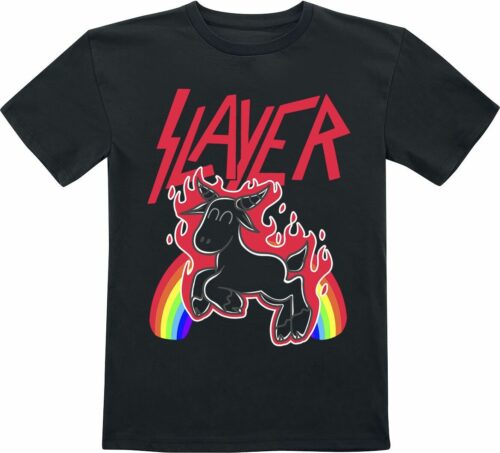 Slayer Rainbow Goat detské tricko černá