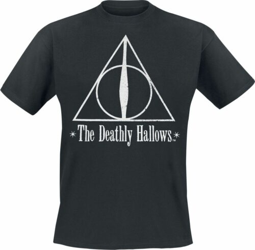 Harry Potter The Deathly Hallows tricko černá