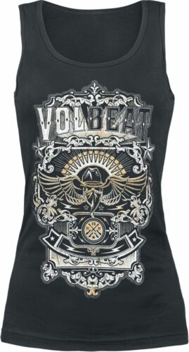 Volbeat Old Letters dívcí top černá
