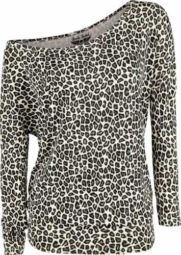Rock Rebel by EMP Fast And Loose dívcí triko s dlouhými rukávy leopardí