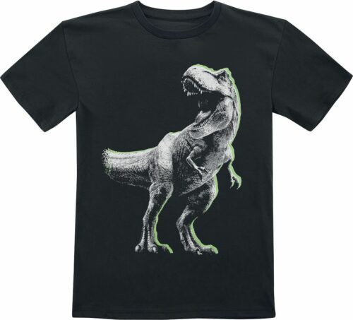 Jurassic Park T-Rex detské tricko černá