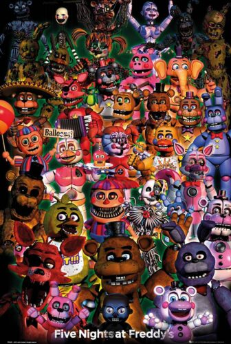 Five Nights At Freddy's Ultimate Group plakát vícebarevný