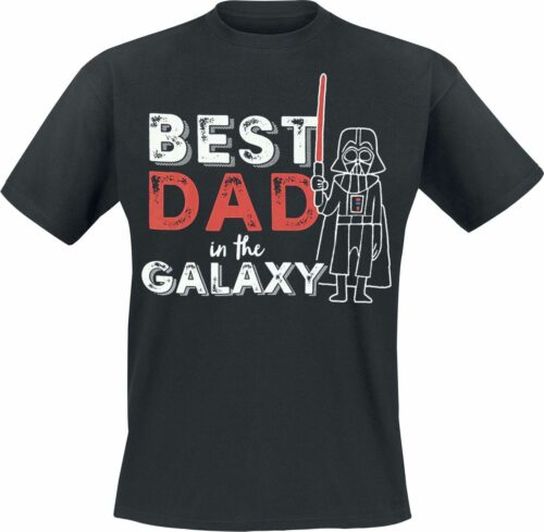 Star Wars Darth Vader - Best Dad In the Galaxy tricko černá