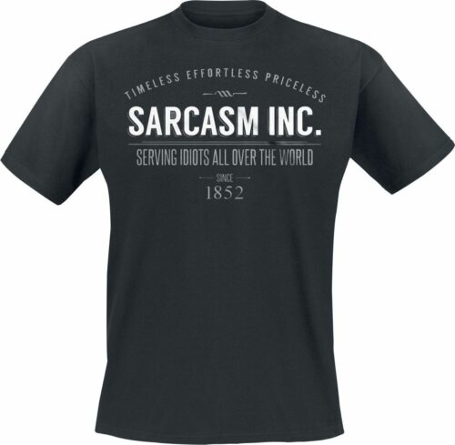 Sarcasm Inc. tricko černá
