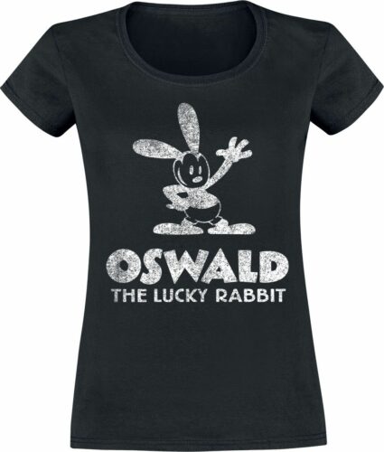 Oswald the Lucky Rabbit Oswald dívcí tricko černá