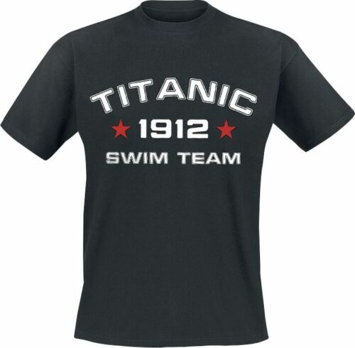 Titanic Swim Team tricko černá