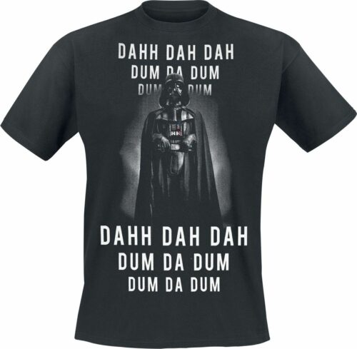 Star Wars Darth Vader - Dahh Dah Dah Dum Da Dum tricko černá