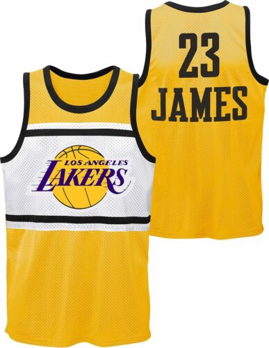 NBA LA Lakers - LeBron James tílko žlutá