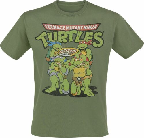 Teenage Mutant Ninja Turtles Pizza! tricko zelená