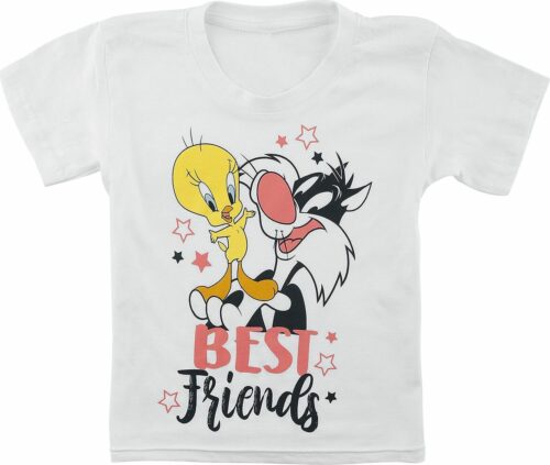 Looney Tunes Best Friends detské tricko bílá