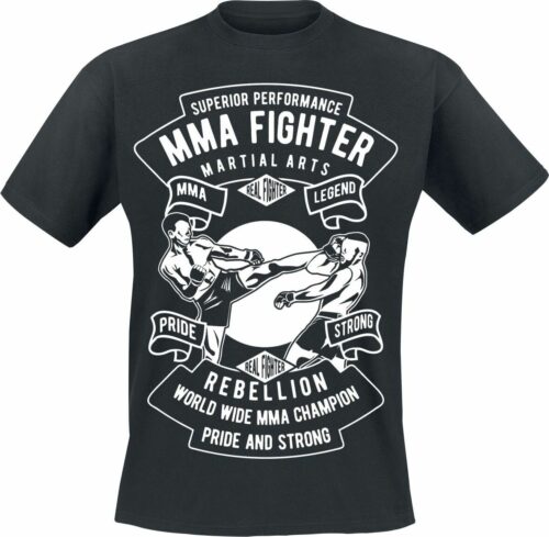 MMA Fighter - Rebellion tricko černá