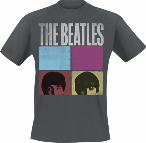 The Beatles Amplified Collection - Hard Days Night tricko charcoal