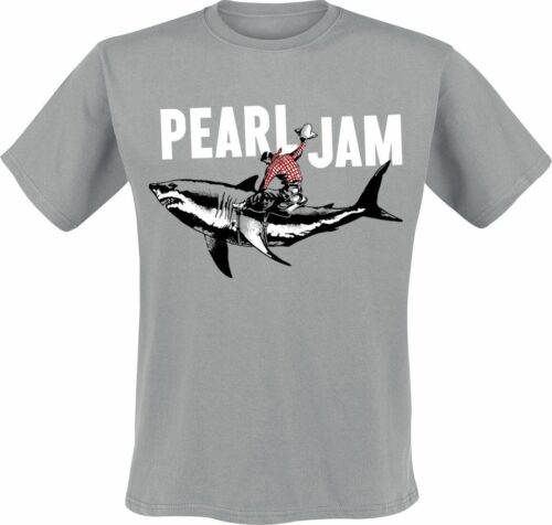 Pearl Jam Shark Cowboy tricko šedá