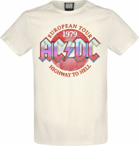 AC/DC Amplified Collection - Vintage 79 tricko šedobílá