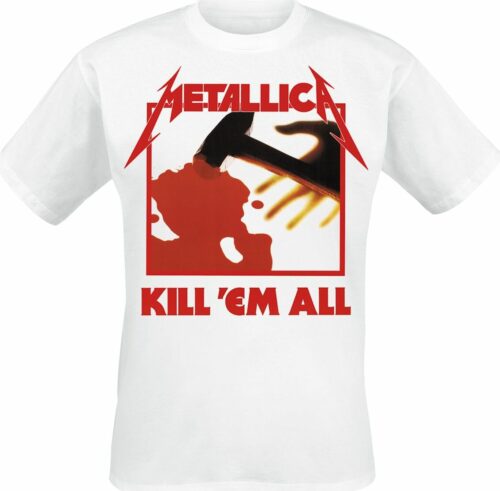 Metallica Kill 'Em All tricko bílá