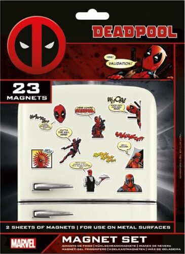 Deadpool Comic (sada) Magnetka na lednici vícebarevný