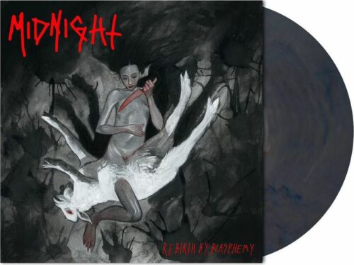 Midnight Rebirth by blasphemy LP mramorovaná