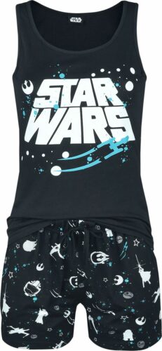 Star Wars Light Side Space pyžama černá