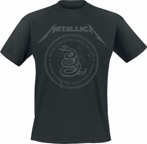 Metallica Snake Ring Tonal tricko černá