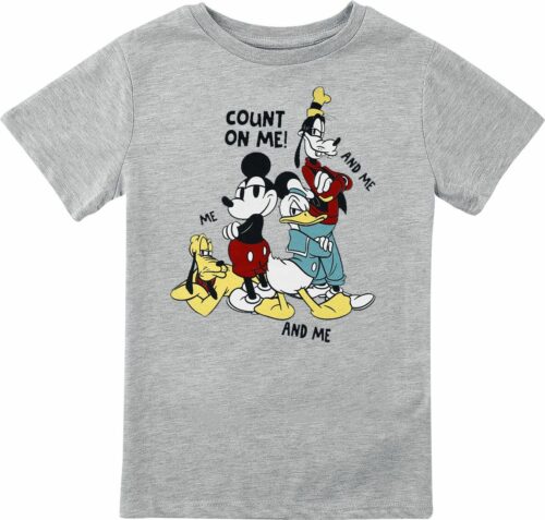 Mickey & Minnie Mouse Count On Me! Me And Me And Me detské tricko prošedivelá