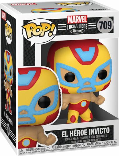 Iron Man El Héroe Invicto - Marvel Luchadores - Vinyl Figur 709 Sberatelská postava standard