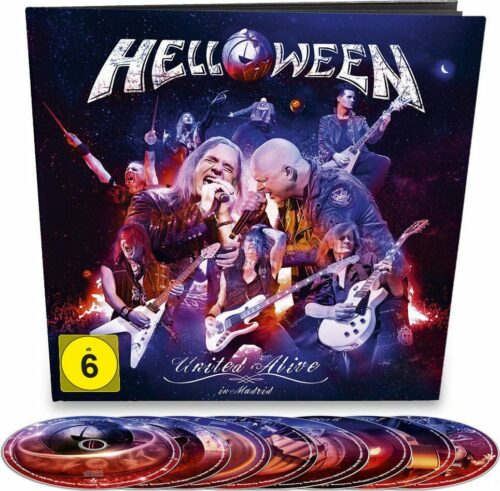 Helloween United alive 2-Blu-ray & 3-DVD & 2-CD standard