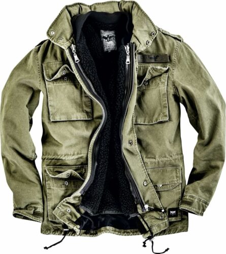 Black Premium by EMP Army Field Jacket bunda olivová
