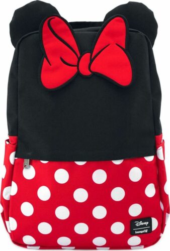 Mickey & Minnie Mouse Loungefly - Minnie Cosplay Square Batoh cerná/cervená/bílá