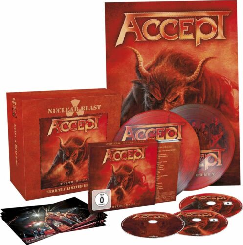 Accept Blind rage CD & DVD & Blu-ray & 2 x 7 inch standard
