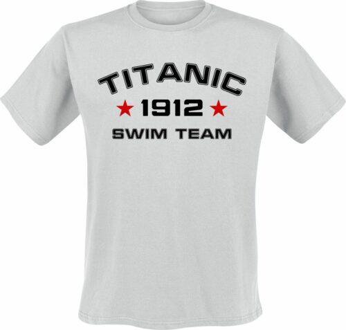 Titanic Swim Team tricko šedý vres