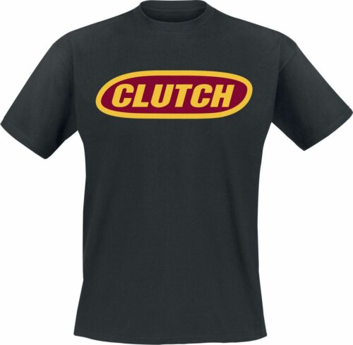 Clutch Logo tricko černá