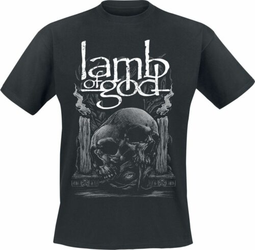 Lamb Of God Candle Skull tricko černá