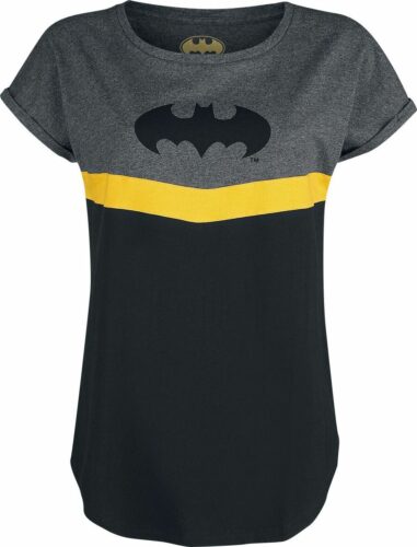 Batman Batman dívcí tricko skvrnitá černá / šedá