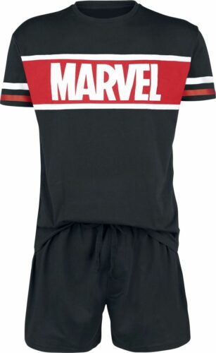 Marvel Logo pyžama černá