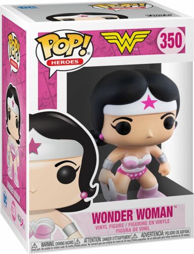 Wonder Woman Vinylová figurka č. 350 Wonder Woman (Breast Cancer Awareness) Sberatelská postava standard