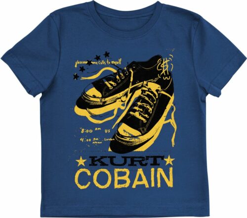 Kurt Cobain Laces detské tricko námořnická modrá