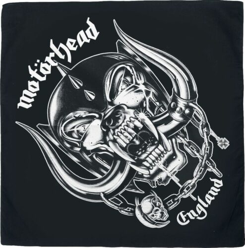 Motörhead England - Bandana Bandana - malý šátek cerná/bílá