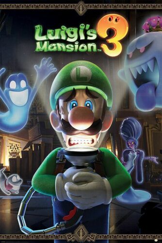 Super Mario Luigi's Mansion 3 plakát vícebarevný