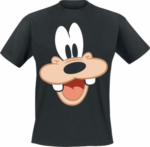 Mickey & Minnie Mouse Goofy - Face tricko černá