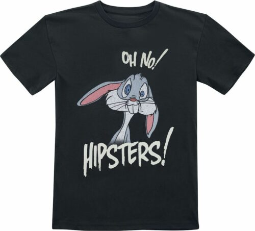 Looney Tunes Oh No! Hipsters! detské tricko černá