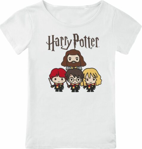 Harry Potter Chibi Characters detské tricko bílá