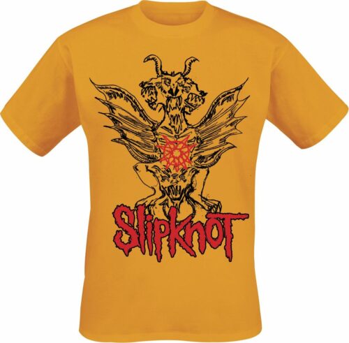 Slipknot Winged Devil tricko zlatá