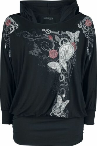 Gothicana by EMP Get Loose dívcí triko s dlouhými rukávy černá