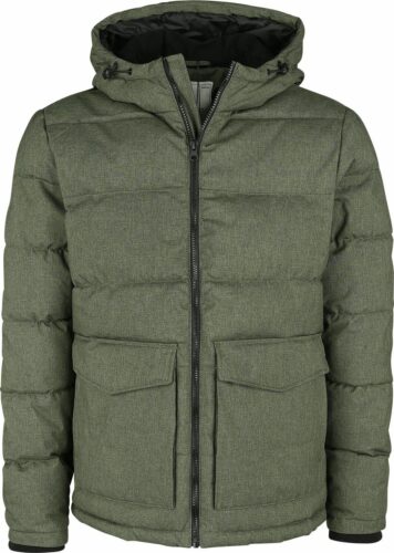 Produkt Prošívaná bunda s kapucí zimní bunda olivová