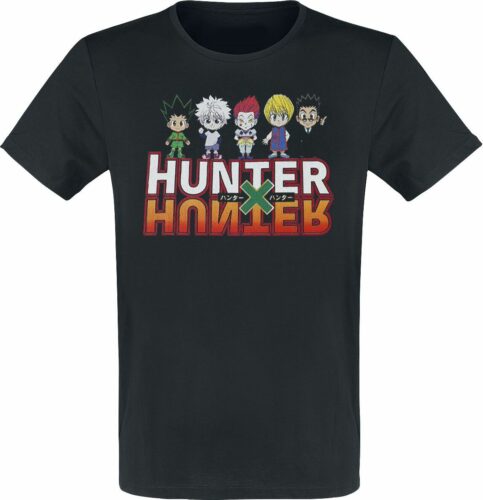 Hunter x Hunter Group tricko černá