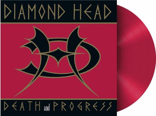 Diamond Head Death and progress LP červená