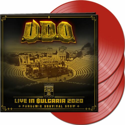 U.D.O. Live in Bulgaria 2020 – Pandemic Survival Show 3-LP červená