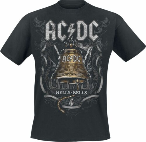 AC/DC Hells Bells tricko černá