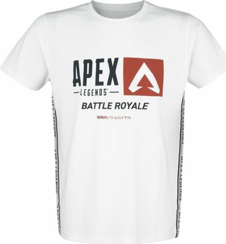 Apex Legends Battle Royale tricko bílá