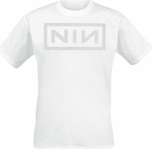 Nine Inch Nails Classic Logo tricko bílá